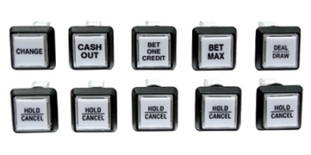 IGT GameKing Slant Top LED Button Kit